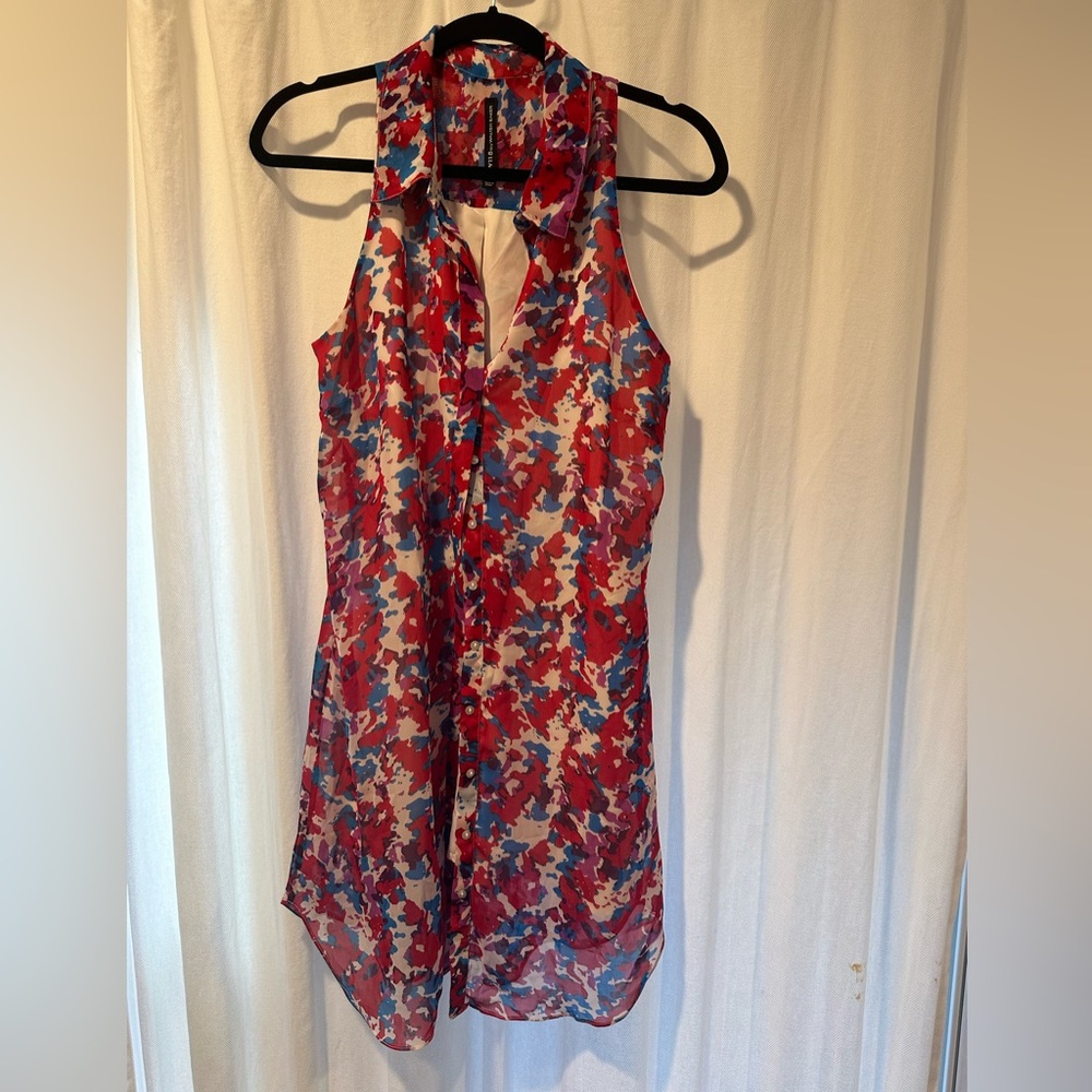 W118 by Walter Baker multi color sleeveless dress size Medium